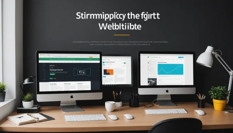 Site web flat design