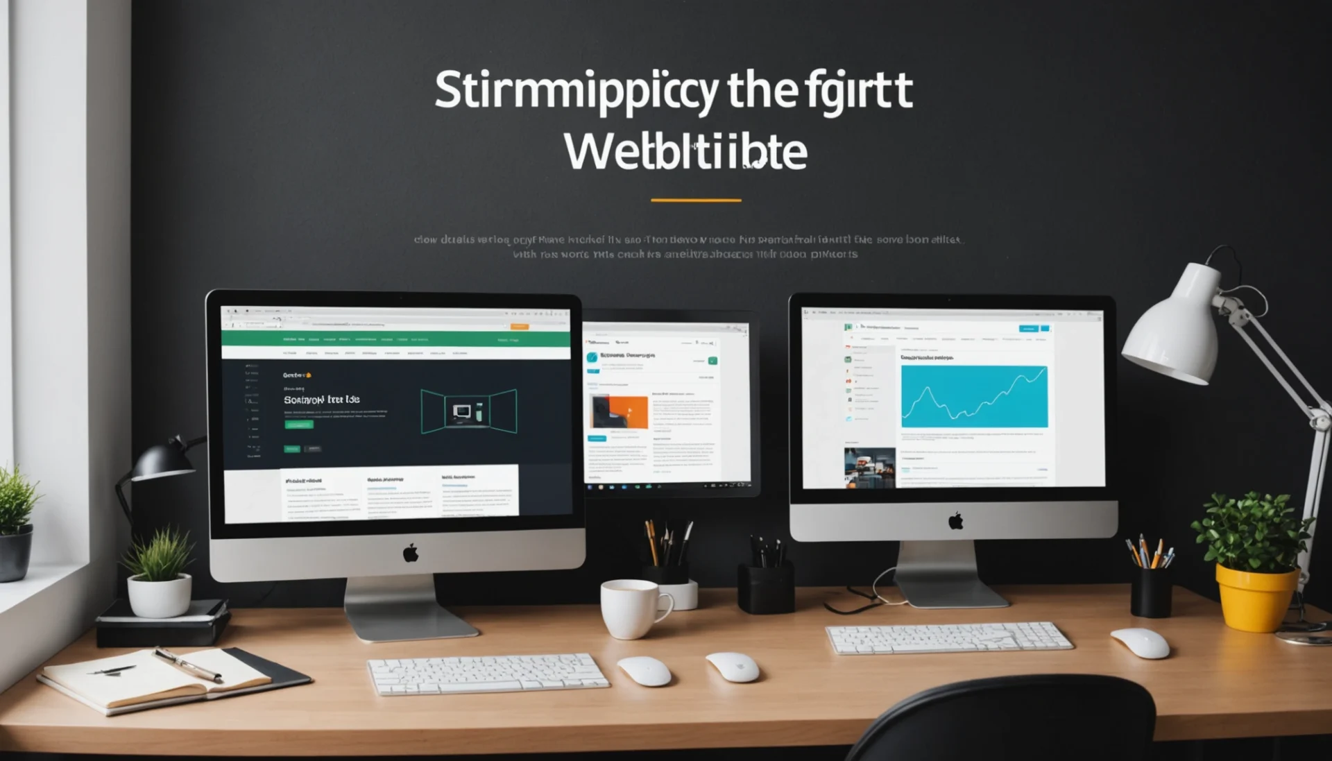 Site web flat design